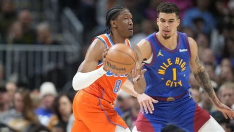 Gilgeous-Alexander makes winning jumper with a second left as Thunder edge Nuggets 118-117